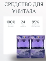 WCworker Средство для бачка унитаза гигиеническое Аметист 2х65г